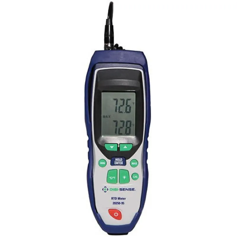 Digi-Sense 20250-95 [20250-95] Single-Input RTD Thermometer -320 to 1562° F, 0.1° F  (-200 to 850° C)
