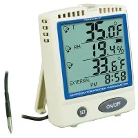Digi-Sense 37803-85 [WD-37803-85] Digital Thermometer with Memory Card and NIST-Traceable Calibration, SS Probe