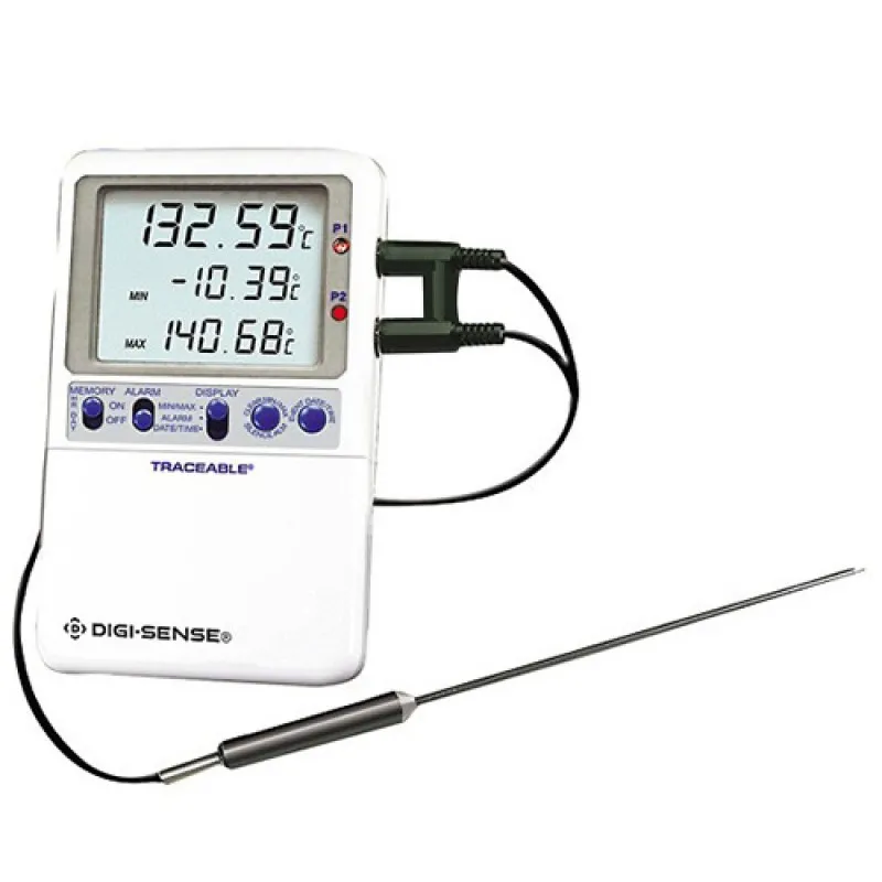 Digi-Sense 37804-04 [WD-37804-04] High-Accuracy RTD Freezer Digital Thermometer with NIST-Traceable Calibration, SS Probe