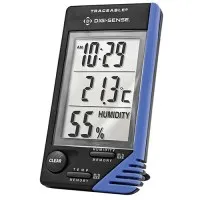 Digi-Sense 90080-06 [WD-90080-06]  Thermometer with Clock, Humditiy Monitor and NIST-Traceable Calibration