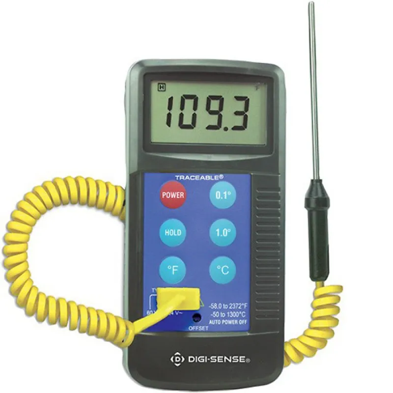 Digi-Sense 91210-45 [WD-91210-45] Workhorse Thermocouple Thermometer with NIST-Traceable Calibration