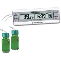 Digi-Sense 94460-62 [WD-94460-62] 2-Channel Digital Thermometer with NIST-Traceable Calibration, 2 Bottle Probes