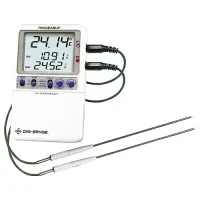 Digi-Sense 94460-99 [WD-94460-99] High-Accuracy Fridge/Freezer Thermometer with NIST-Traceable Calibration, 2 SS Probes