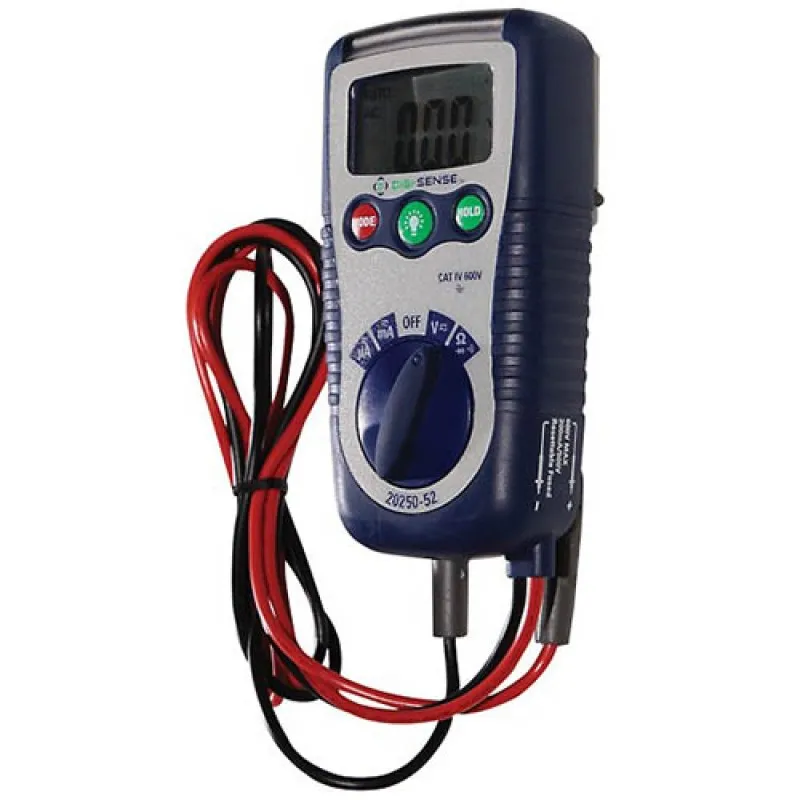 Digi-Sense 20250-52 [WD-20250-52] Auto Ranging Three-in-One Digital Multimeter, CAT III, 600 V, with NIST Traceable Calibration