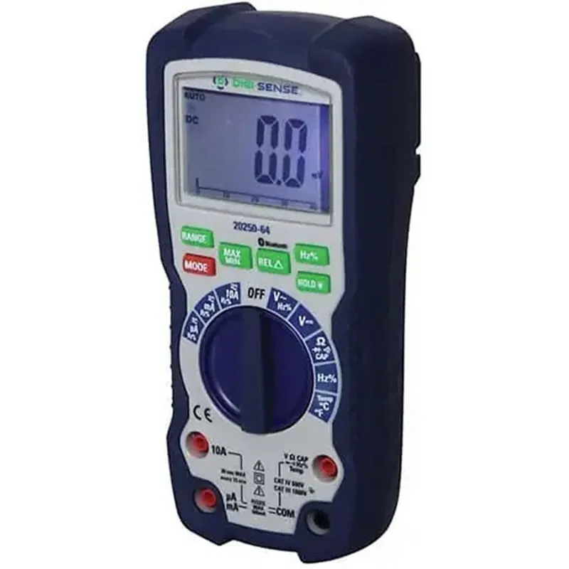 Digi-Sense 20250-64 [WD-20250-64] Heavy-Duty Industrial Digital Multimeter with Bluetooth Connectivity