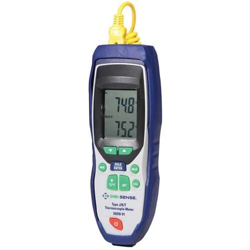 Digi-Sense WD-20250-91 [WD-20250-91] Type-J/K/T/R/S Single-Input Thermocouple Thermometer