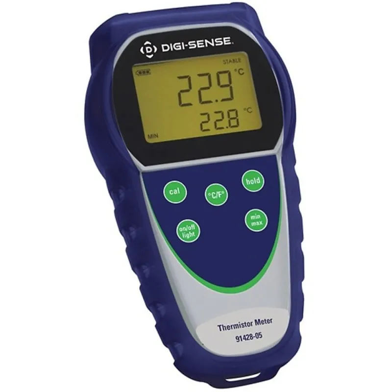 Digi-Sense 91428-04 [WD-91428-04] Temp-300 Dual-Input Datalogging Thermocouple Thermometer