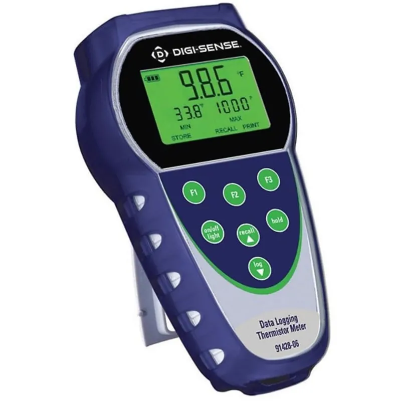 Digi-Sense Temp-340 [WD-91428-06] Single-Input Data Logging Thermistor Thermometer