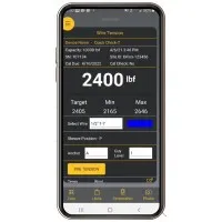 Dillon Quick Check-T [AWT05-100370] Tension Meter With Bluetooth Output, 10000 x 10 lb 45 x 0.05 kN 4500 x 5 kg Capacity