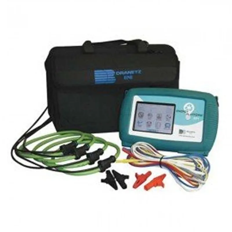 Dranetz Energy Platform EP1 [DBEP550-3DV] Handheld Electrical Energy and Power Demand Analyzer w/ 1 to 100A CTs and Dran-View Pro Software