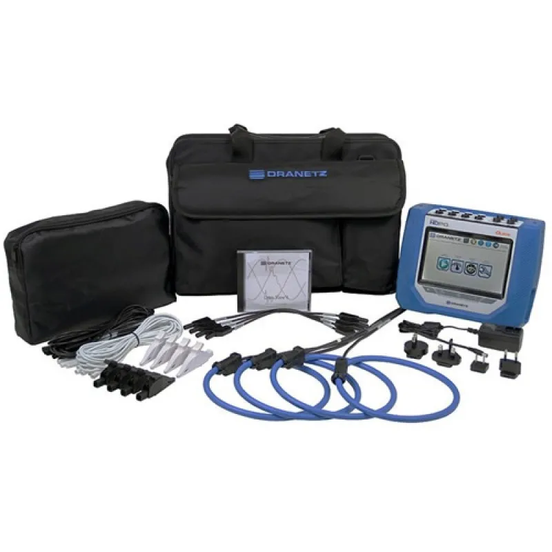 Dranetz HDPQ Guide [HDPQ-GAFLEX3KPKG] Three and Single Phase Power Quality Analyzer Kit , Flex Probe 30/300/3000Amp
