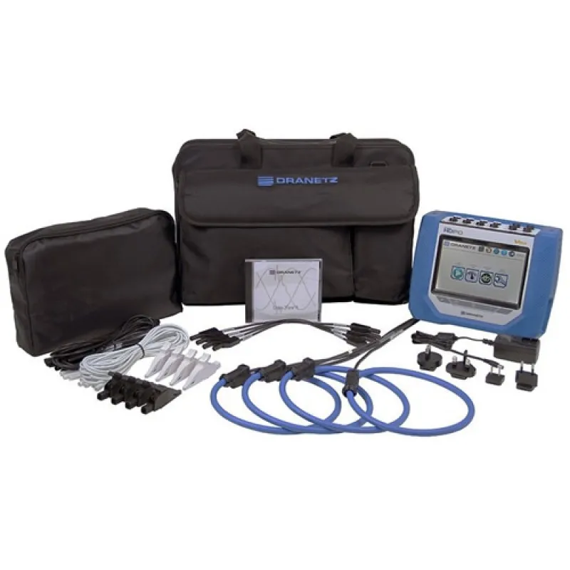 Dranetz HDPQ Visa [HDPQ-VAFLEX6KPKG] Power Quality Analyzer Kit, Three and Single Phase Flex Probe 60/600/6000Amp