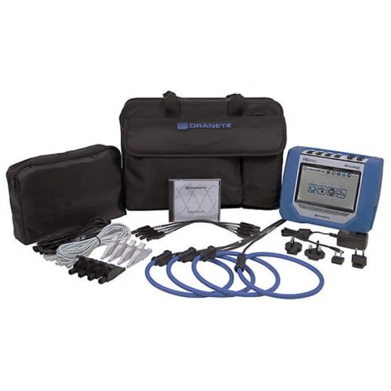 Dranetz HDPQ Xplorer 400 [HDPQ-X4AFLEX3KPKG] Power Analyzer Kit, Flex Probe 30/300/3000A, 400 Hz