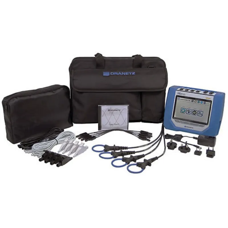 Dranetz HDPQ Xplorer 400 [HDPQ-X4AMFLEX3KPKG] Power Analyzer Kit, Flex Probe 3/30/300Amp, 400 Hz