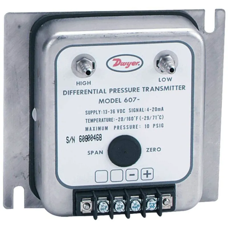 Dwyer 607 Differential Pressure Transmitters (Bi-directional)
