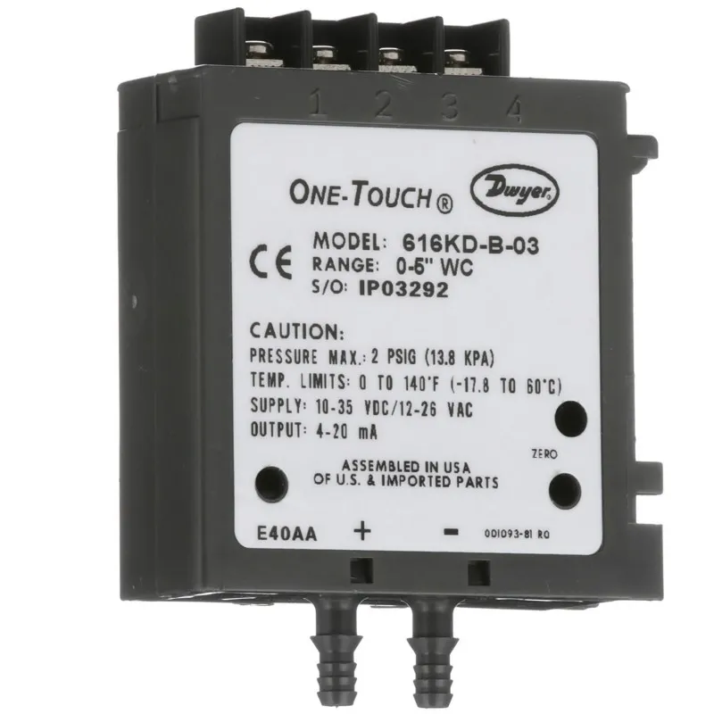 Dwyer 616KD Differential Pressure Transmitter
