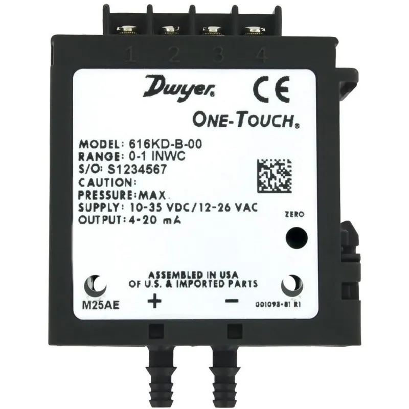 Dwyer 616KD-LR Differential Pressure Transmitter