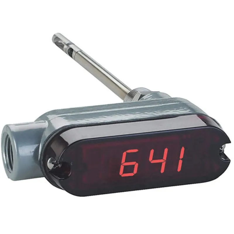 Dwyer 641 [641-6-LED] Air Velocity Transmitter 6 Inch Probe Length with LED  Display