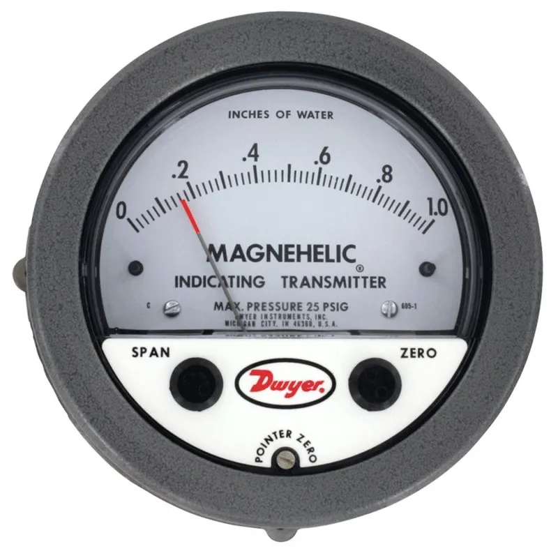 Dwyer A3000 Photohelic Pressure Switch - mmH2O