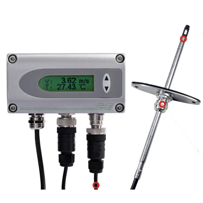 E+E Elektronik EE75 [EE75-T26] Air / Gas Velocity Transmitter, Remote Probe, Pressure-Tight, 10 bar (145 psi) 