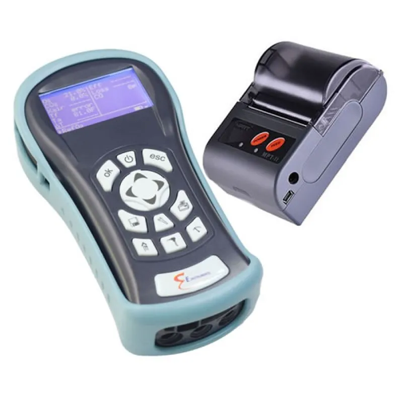 E Instruments BTU700 [BTU700-1P] Lite Combustion Analyzer, O2, CO2 & Printer 