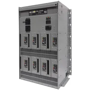 Eagle Eye BC2500 [BC-2500-48-80] Modular Float Battery Charger & Power Supply, 48V, 80A 8-Bay Charger