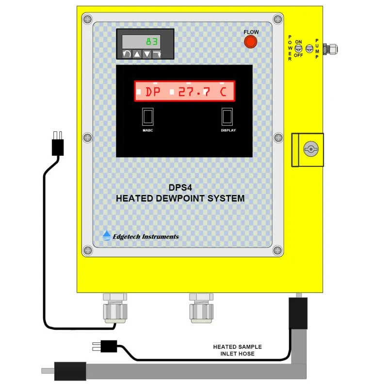 EdgeTech DPS4 Heated Dew Point Hygrometer with Pressure Transducer 