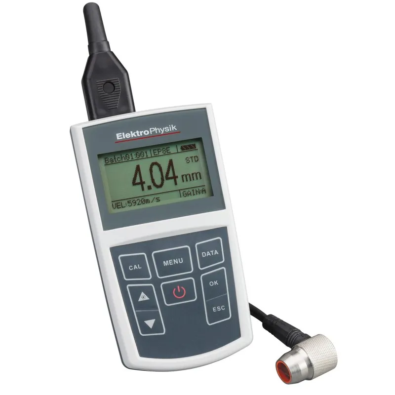 ElektroPhysik MiniTest 420 [85-804-0600] Alat Ukur Ketebalan Ultrasonik Dengan Probe 5 Mhz, 0,8 - 350 mm (0,03 - 13,8 ") - TRA/005420