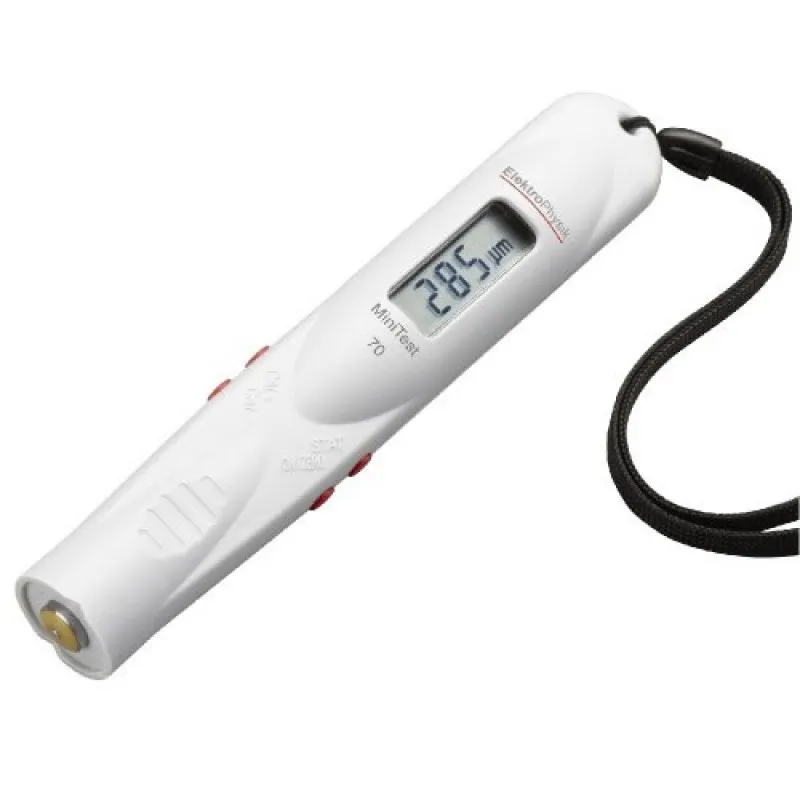 ElektroPhysik MiniTest 70FN [80-125-0100] Ferrous & Non-Ferrous Coating Thickness Gauge, 0 - 3 mm (0 - 120 mils); 0 - 2.5mm (0 - 100 mils)