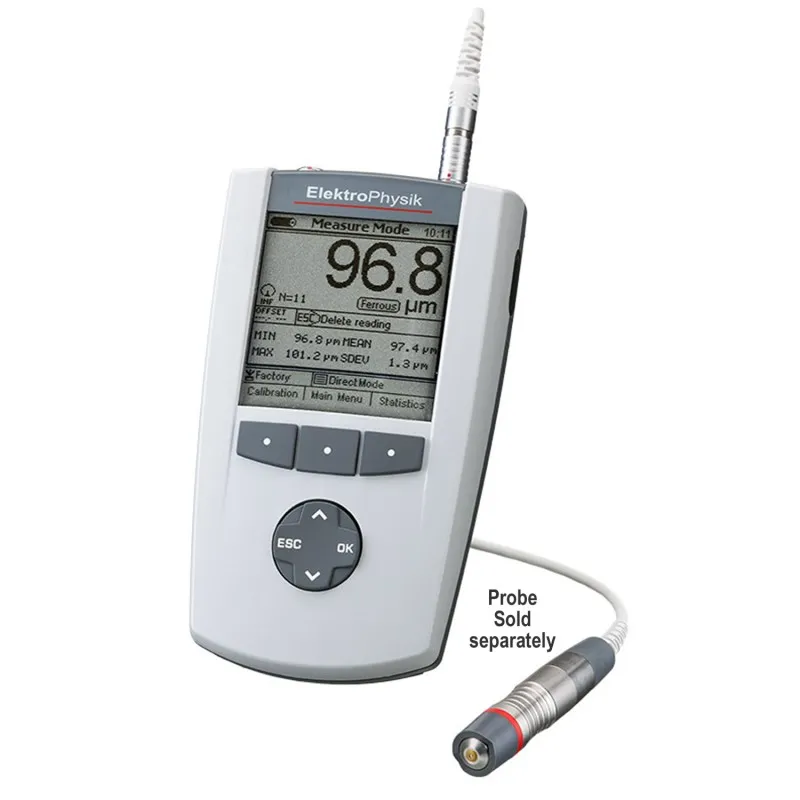 ElektroPhysik MiniTest FH7400 [80-176-0300] Magnetic Wall Thickness Gauge For Thin Walls Of Bottles, Tubes, Plates (Probe Sold Separately)