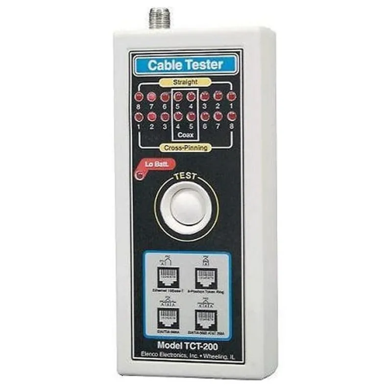 Elenco TCT255K [TCT-255K] Multi-Network Cable Tester (Kit Requires Assembly)