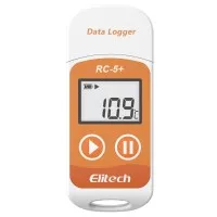 Elitech RC-5+ Temperature Data Logger, PDF USB Temperature Data Recorder, 32000 Points, with Calibration Certified