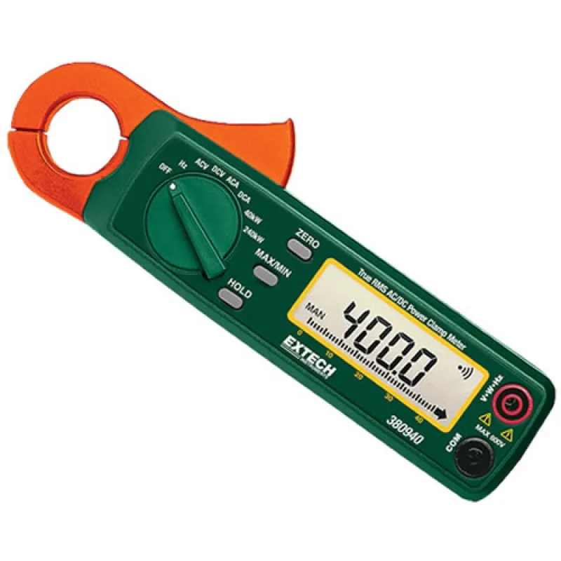 Extech 380940 400A True RMS AC/DC Watt Clamp-on