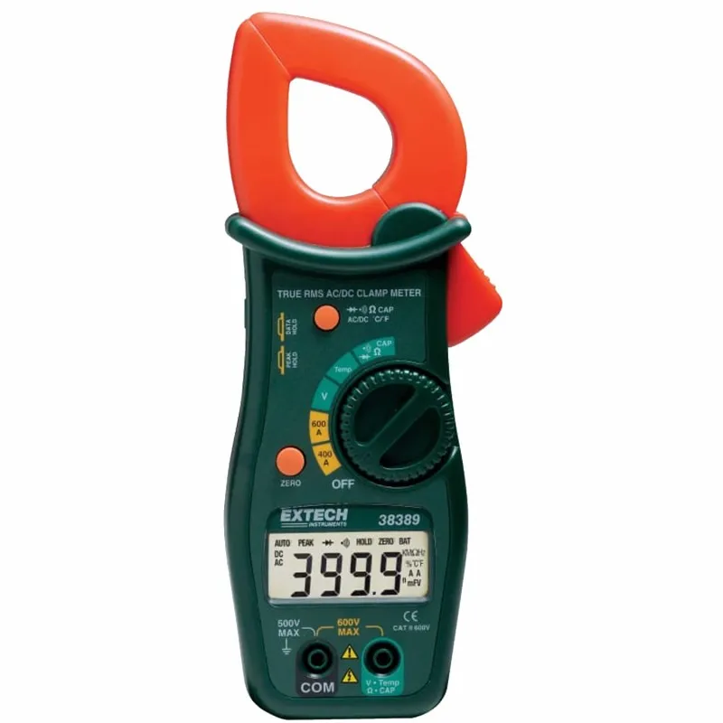 Extech 38389 [38389] 600A True RMS AC/DC Clamp Meter *DISCONTINUED SEE MA445*