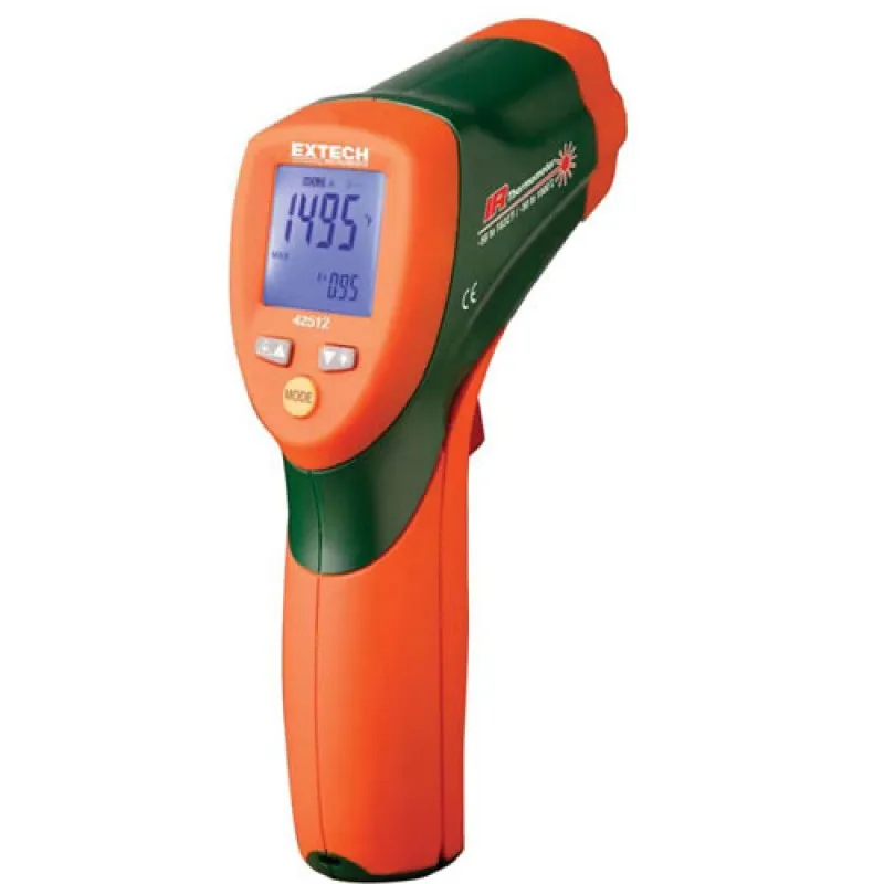 Extech 42509 [42509] Dual Laser IR Thermometer with Color Alert -4 to 950°F (-20 to 510°C)