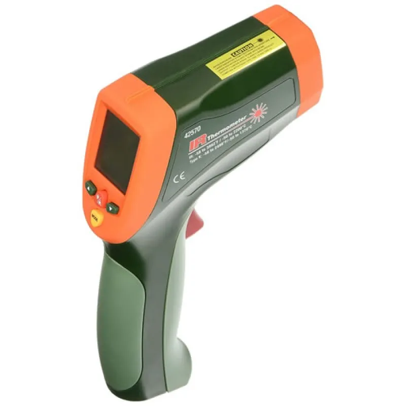 Extech 42570 Termometer Infrared (IR) Ganda dengan Masukan Tipe-K,  -58 hingga 3992°F (-50 hingga 2200°C)