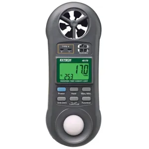 Extech 45170 Hygro-Thermo-Anemometer-Light Meter
