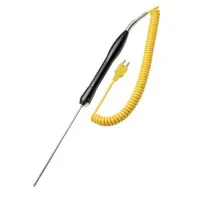 Extech 881605 General Purpose Type K Temperature Probe with Mini Connector, -40 to 1472°F (-40 to 800°C)