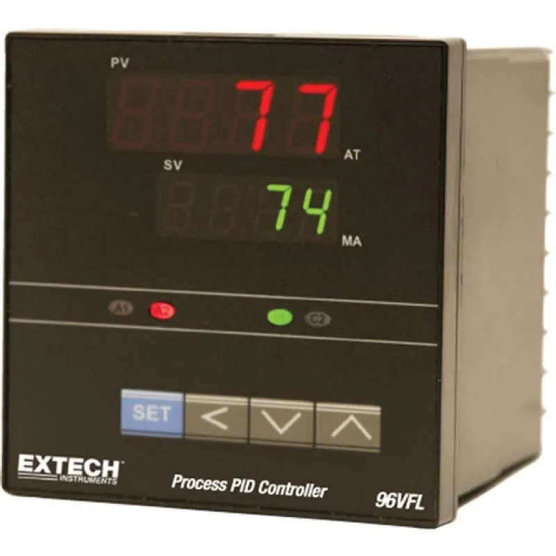 Extech 96VFL [96VFL11] Temperature PID Controller with Two Relay Outputs, 1/4 DIN