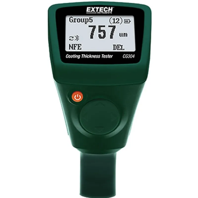 Extech CG304 Coating Thickness Tester with Bluetooth, 0 to 2000µm; 0 to 78.7mils
