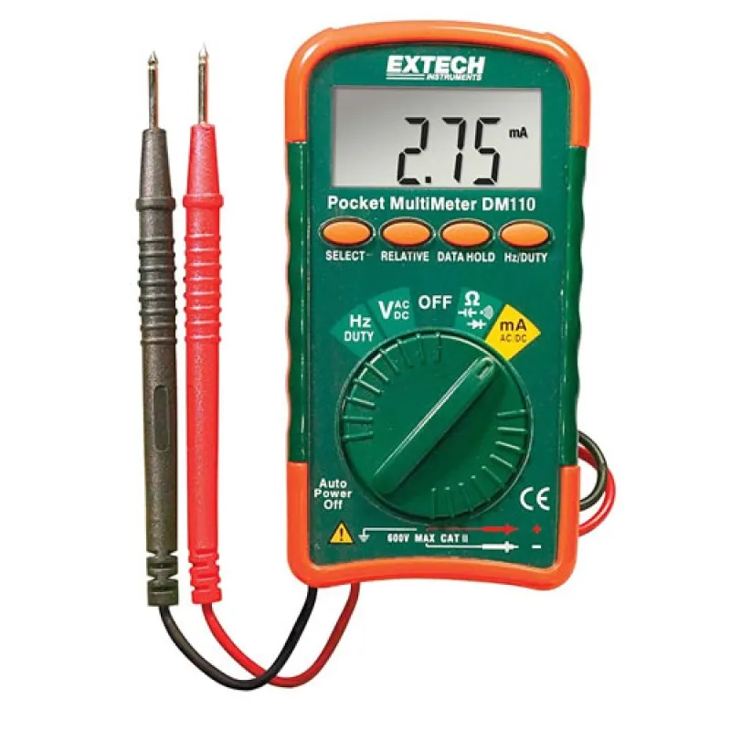 Extech DM110 [DM110] Mini Pocket MultiMeter (DISCONTINUED SEE DM220) 