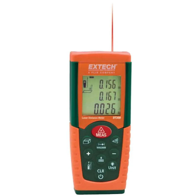 Extech DT300 [DT300] Laser Distance Meter - 300m *DIHENTIKAN* LIHAT DT60M