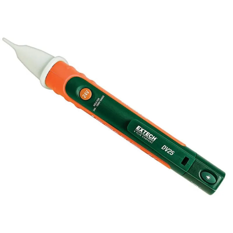 Extech DV25 Dual-Range AC Voltage Detector with Flashlight
