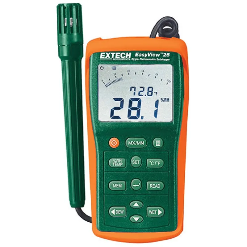 Extech EA25 [EA25] EasyView™ Hygro-Thermometer and Datalogger