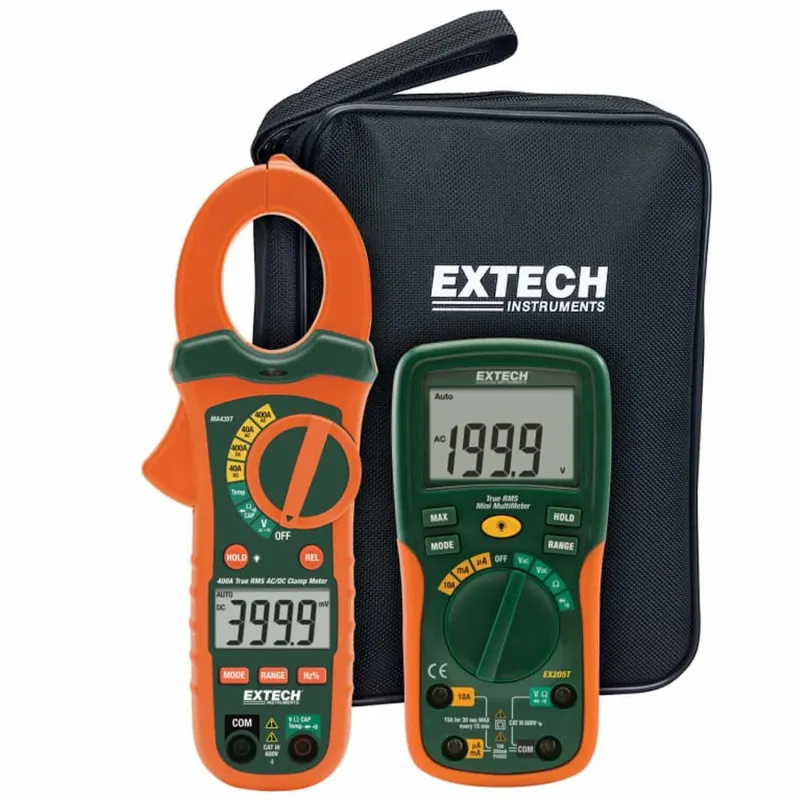 Extech ETK-35 [ETK35] Electrical Test Kit with TRMS AC/DC Clamp Meter *DISCONTINUED SEE EX350 Or MA445*