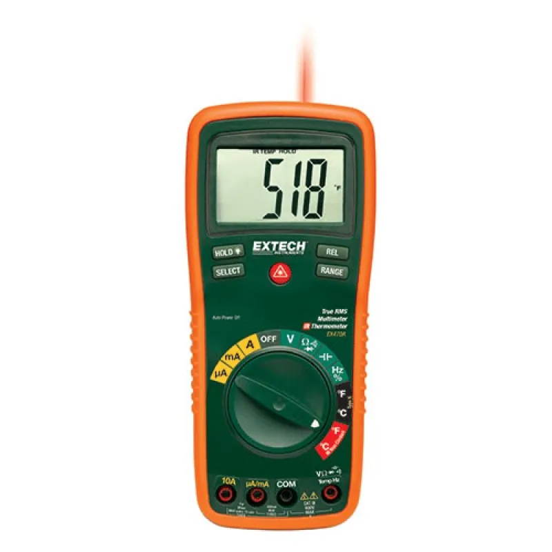 Extech EX470A True RMS Professional MultiMeter with InfraRed Thermometer