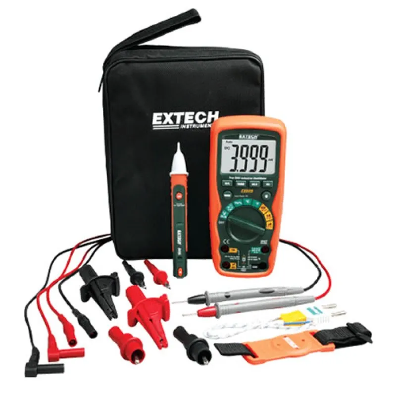 Extech EX505 [EX505-K] Heavy Duty Industrial Multimeter Kit, CAT IV 