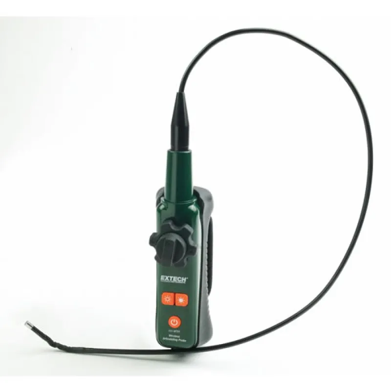 Extech HDVWTX1 [HDV-WTX1] 6mm Wireless Articulating VideoScope Camera Head w/ Macro lens & 1m Semi-Rigid Cable