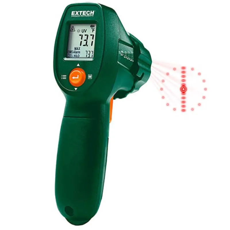 Extech IR300UV IR Thermometer with UV Leak Detector -22 to 932°F (-30 to 500°C)