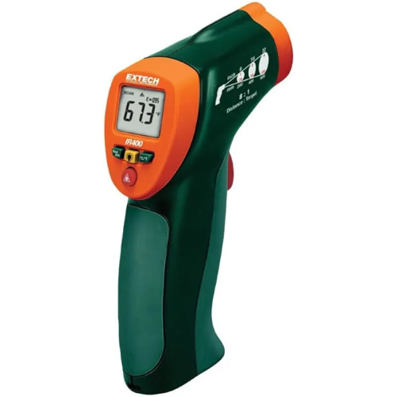 Extech IR400 Infrared (IR) Thermometer,  -4 to 630°F (-20 to 332°C)